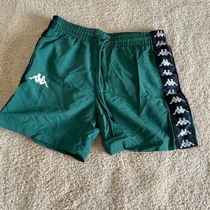 kappa green shorts